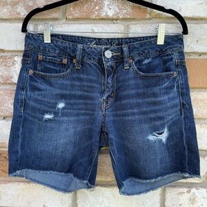 American Eagle Distressed Jean Shorts